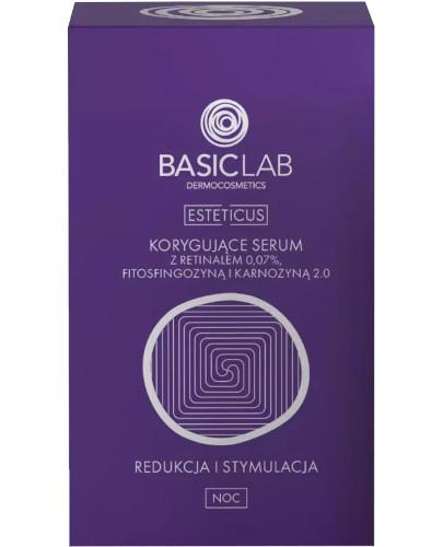 Basiclab Korygujące serum z retinalem 0,07% fitosfingozyną i karnozyną 2.0 Redukcja i Stymulacja,15 ml zdjęcie