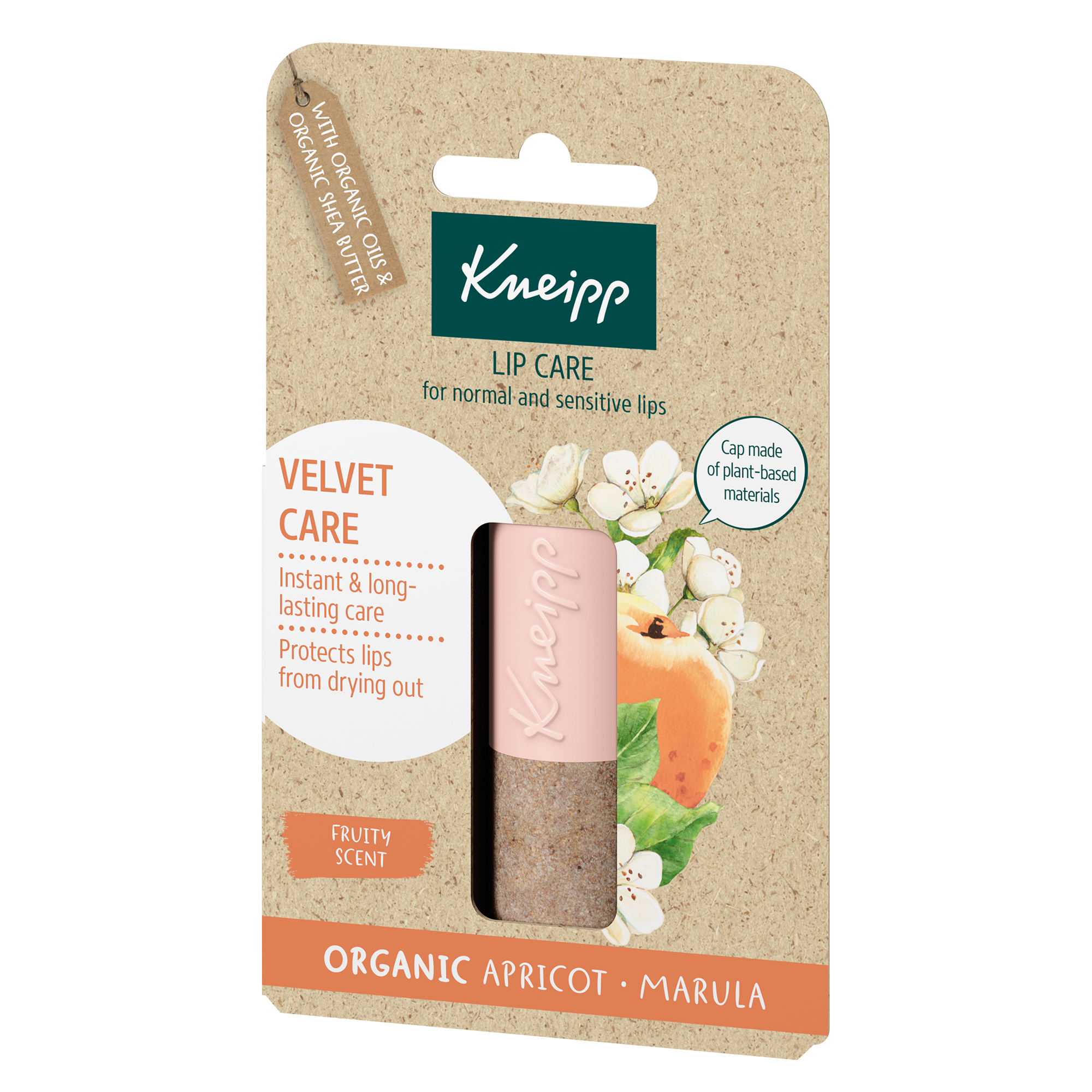 Kneipp Velvet Care Balsam do ust Brzoskwinia i Marula, 4,7 g