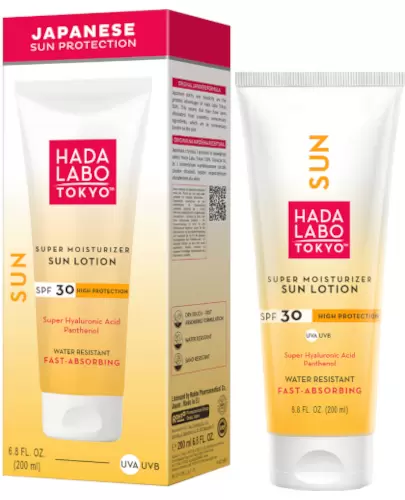 Hada Labo Tokyo Sun wodoodporna nawilżająca emulsja do opalania SPF30 200 ml zdjęcie