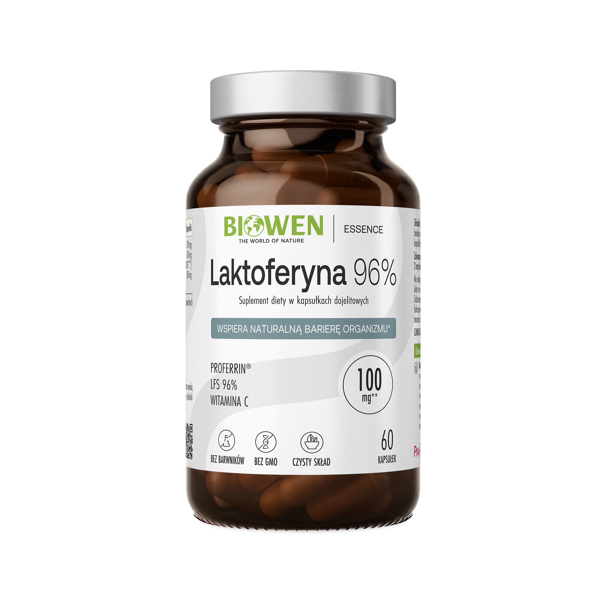 Biowen, Laktoferyna 96%, 60 kapsułek zdjęcie