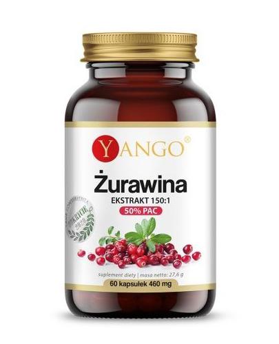 Yango Żurawina 460 mg, 60 kapsułek zdjęcie