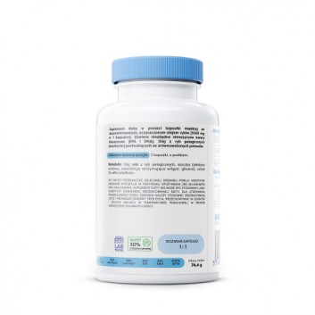 OSAVI Omega-3 Olej Rybi Molecularly Distilled 1000 mg, 60 kapsułek