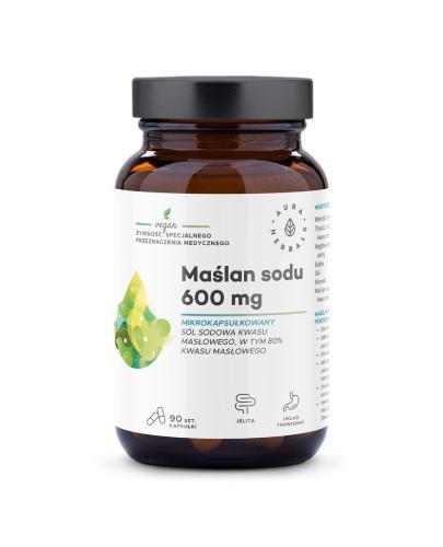 Aura Herbals Maślan sodu mikrokapsułkowany 600 mg, 90 kapsułek zdjęcie
