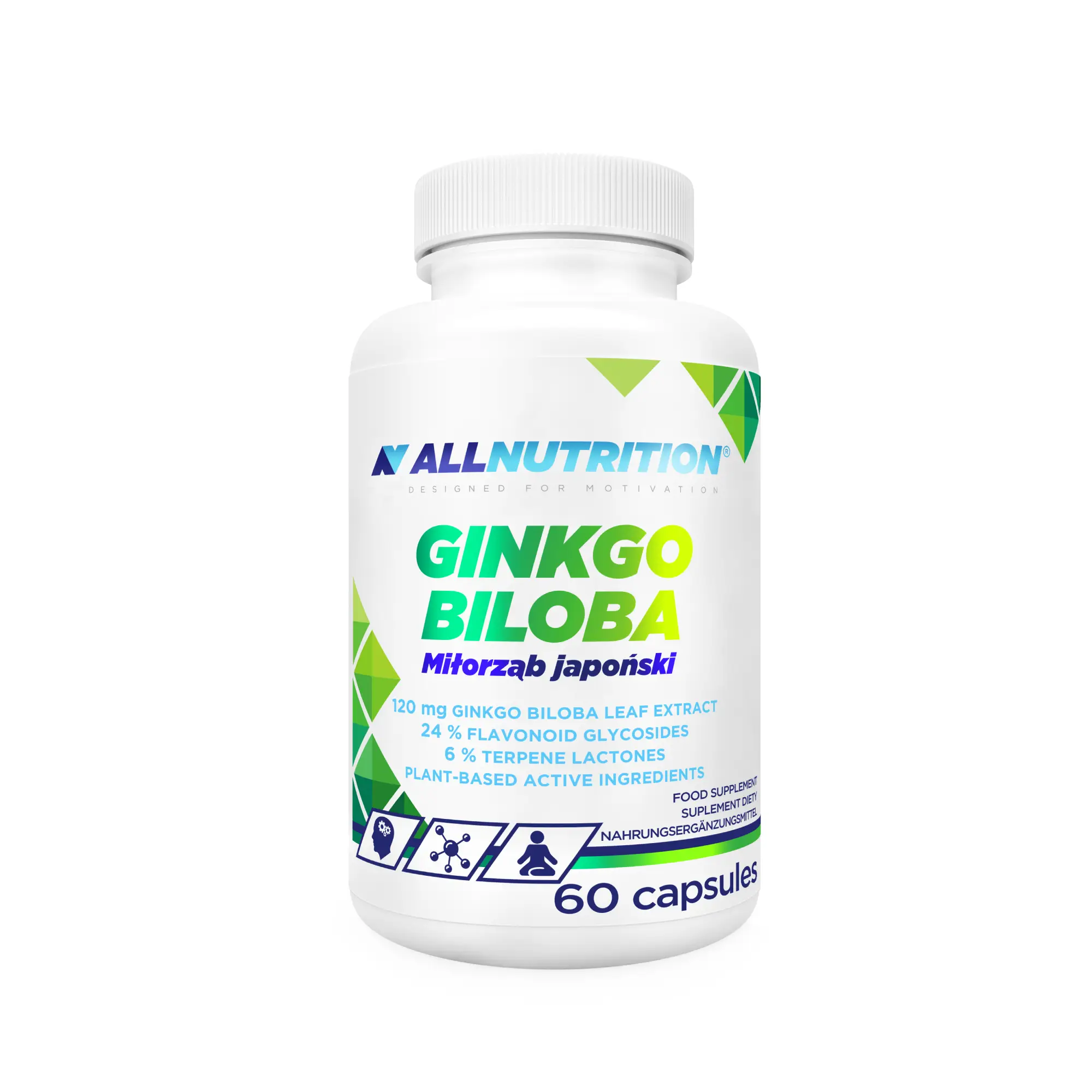 Allnutrition Ginkgo Biloba, kapsułki, 60 sztuk zdjęcie