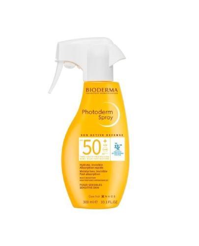 BIODERMA PHOTODERM Spray SPF 50+ Lekki Spray do ciała, 300 ml zdjęcie