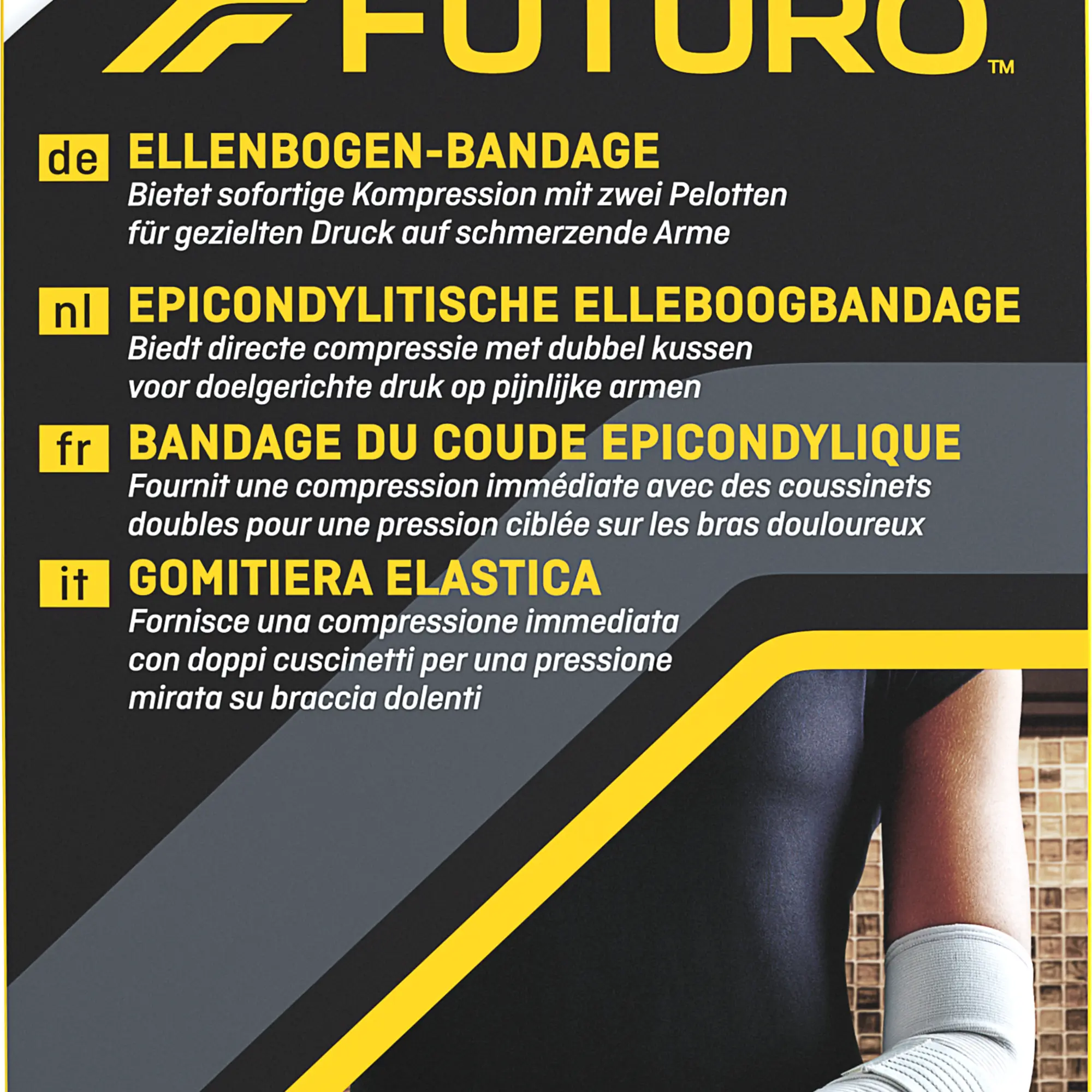 Futuro stabilizator stawu łokciowego z wkładką rozmiar M 1 sztuka zdjęcie