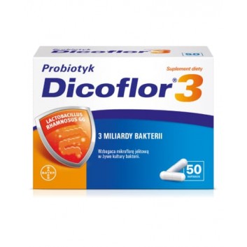 Dicoflor 3, kapsułki, 50 sztuk