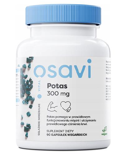 Potas 300 mg, 90 vegan kaps., cena, właściwości, składniki zdjęcie