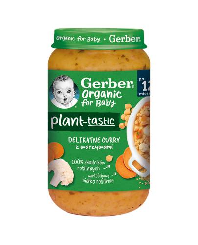 Gerber Organic for Baby Plant - Tastic Delikatne curry z warzywami po 12. miesiącu, 250 g, cena, opinie, właściwości zdjęcie