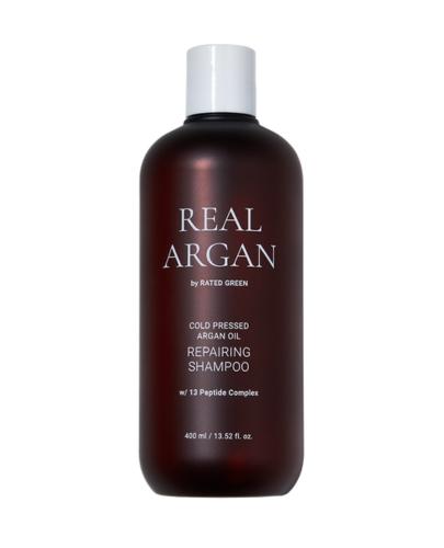 Rated Green REAL ARGAN, szampon odbudowujący do włosów suchych i zniszczonych, 400 ml zdjęcie