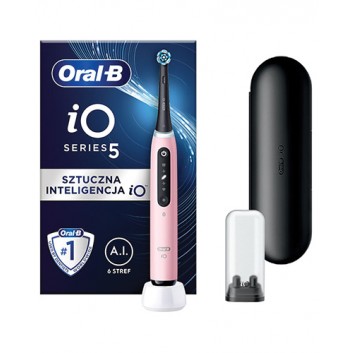 Oral-B iO 5 Różowa Szczoteczka elektryczna, 1 sztuka
