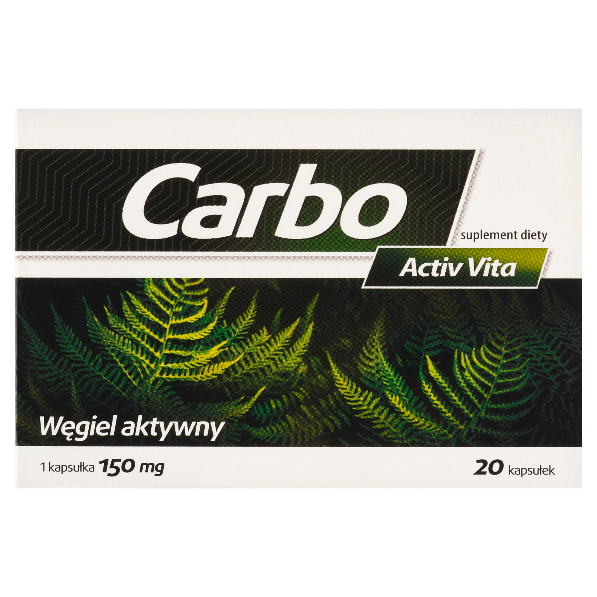 Aflofarm Carbo Activ Vita, kapsułki, 20 sztuk zdjęcie