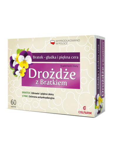 COLFARM Drożdże z bratkiem - 60 tabl. zdjęcie