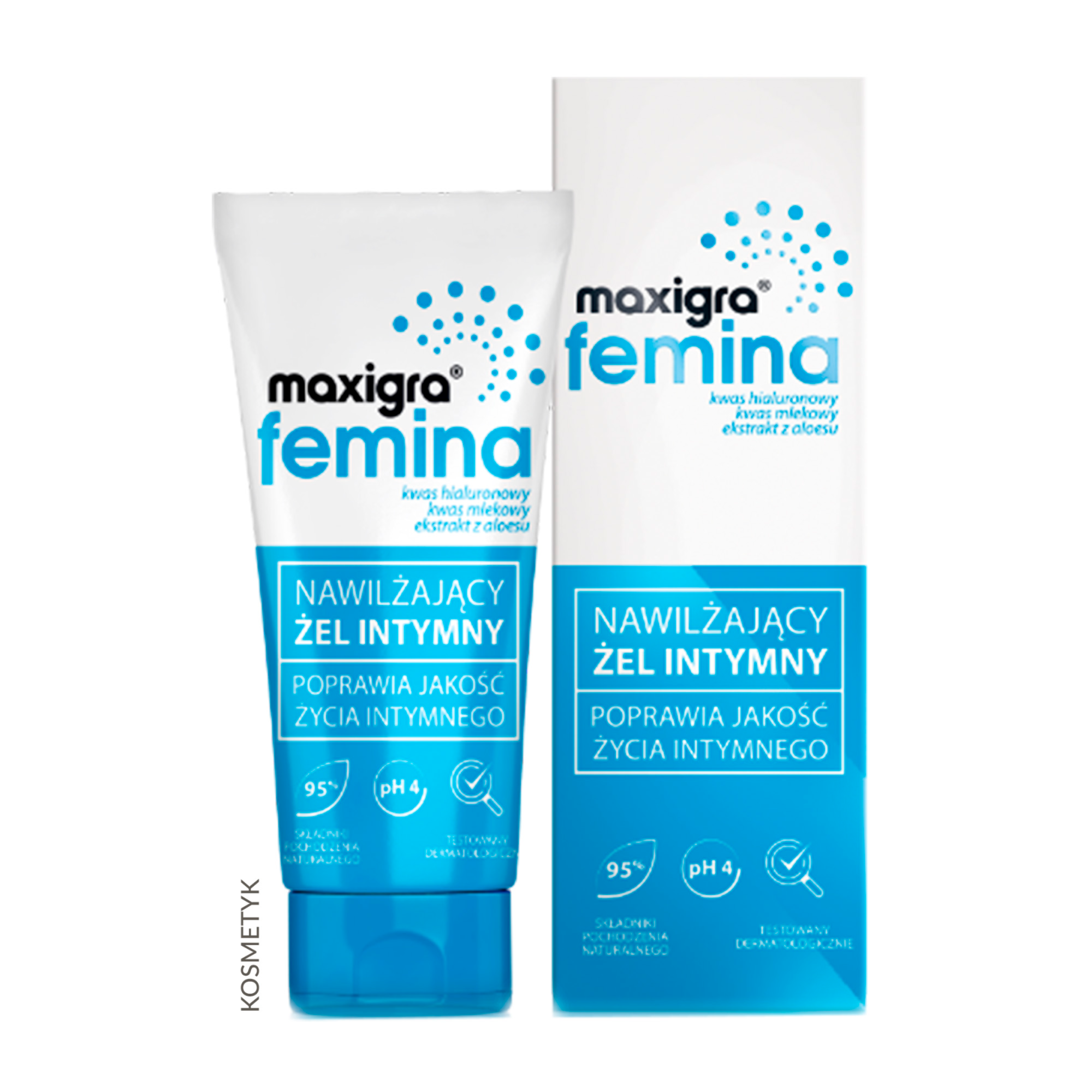 Maxigra Femina - nawilżający żel poprawiający jakość życia intymnego - 75 ml