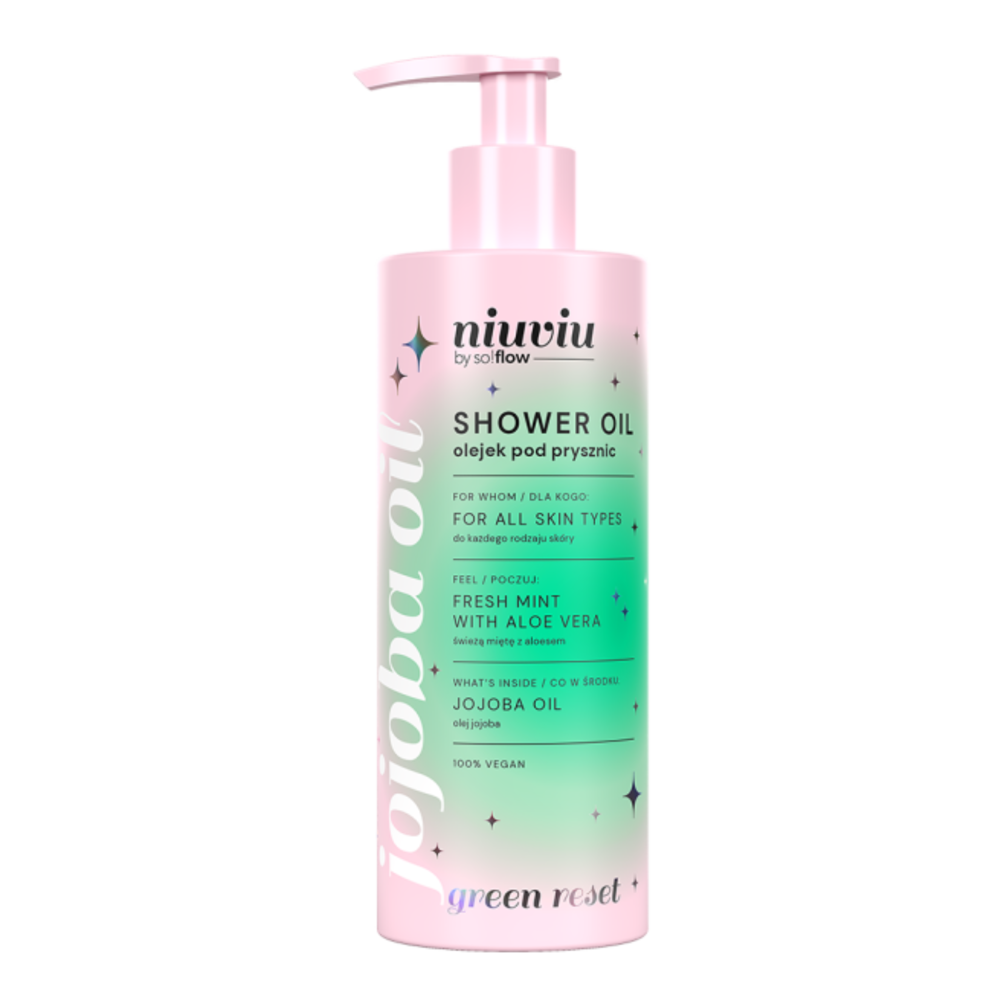Niuviu Juicy Green Reset Olejek pod prysznic, 300 ml zdjęcie