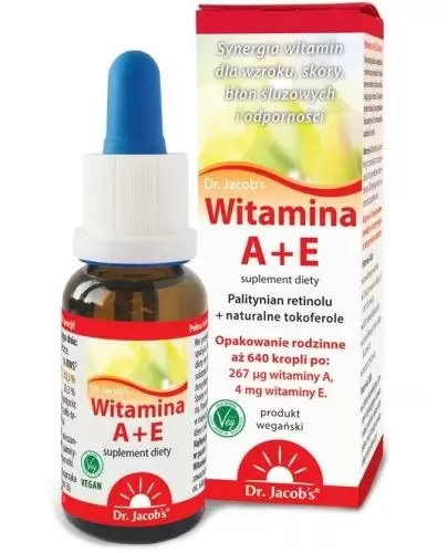 Dr Jacobs Witamina A+E krople 20 ml zdjęcie