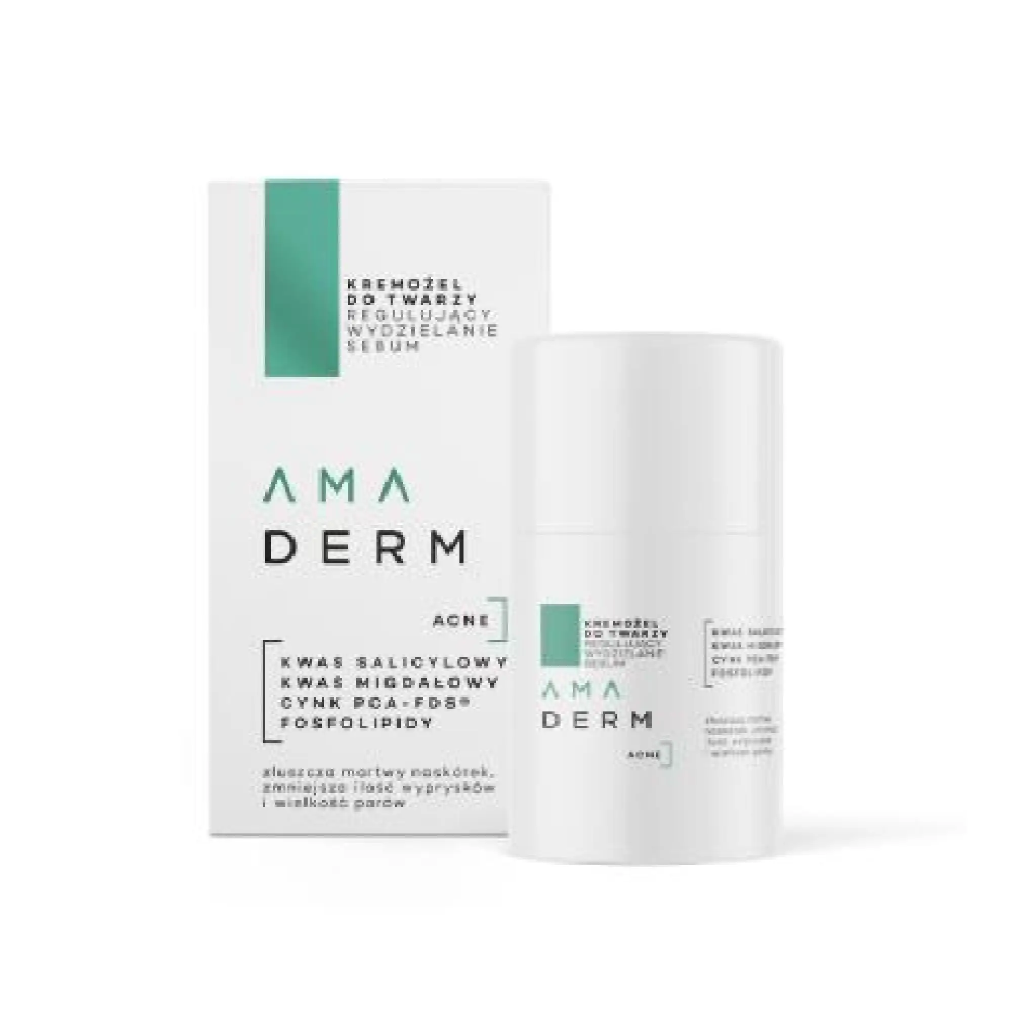 Amaderm Acne Kremożel do twarzy regulujący wydzielanie sebum, 50 ml zdjęcie