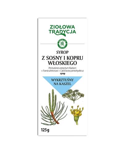 ZIOŁOWA TRADYCJA Syrop z sosny i kopru włoskiego, 125 g zdjęcie
