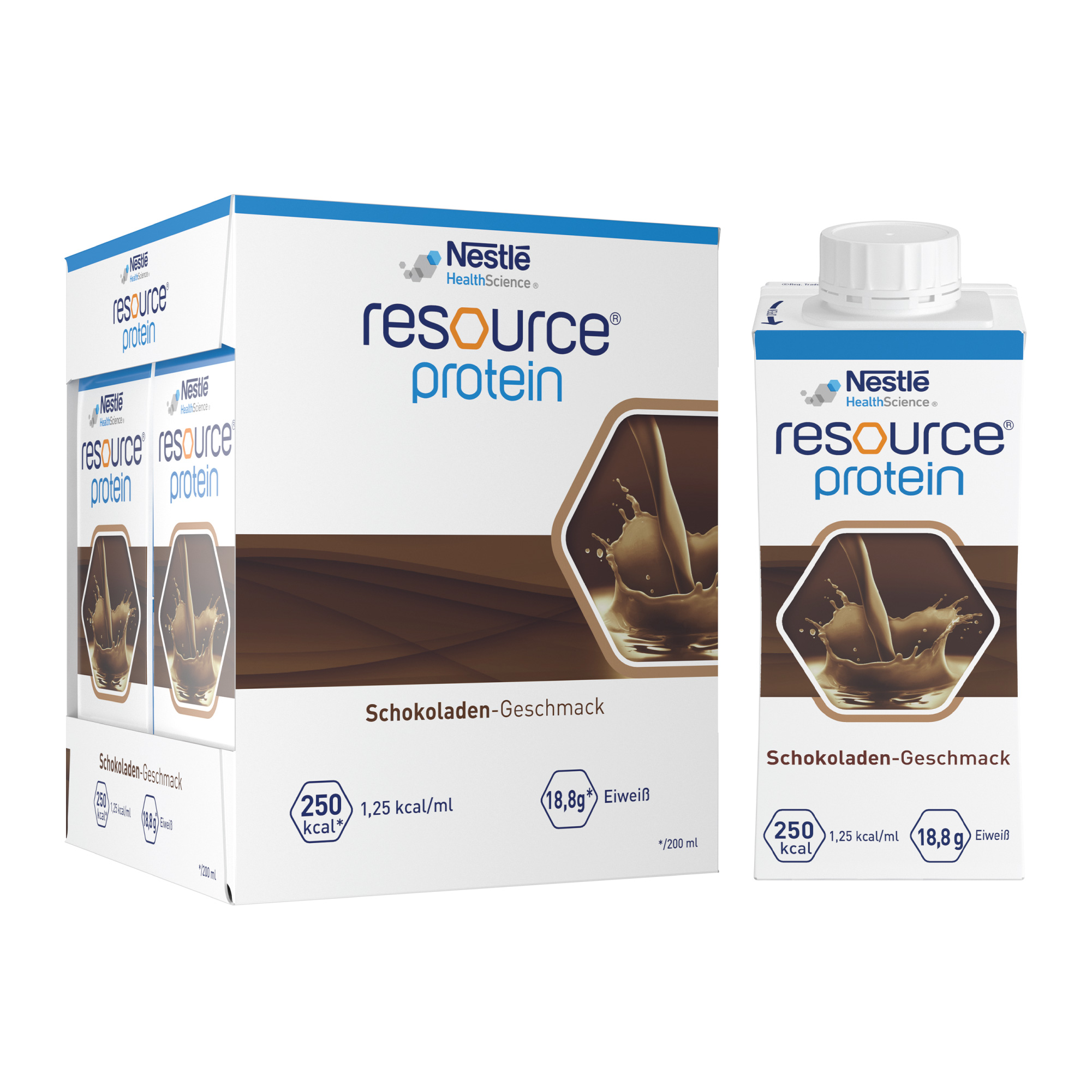 Resource Protein, płyn, smak czekoladowy, 4x200 ml zdjęcie