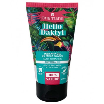 ORIENTANA Hello Daktyl Delikatny Żel do mycia twarzy, 125 ml
