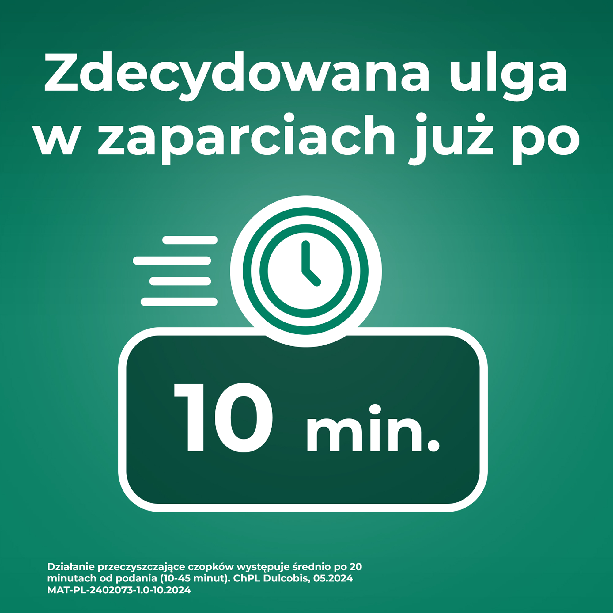 Dulcobis 10mg, czopki, 10 sztuk