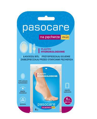 Pasocare plastry hydrokoloidowe na pęcherze mix 6 sztuk zdjęcie