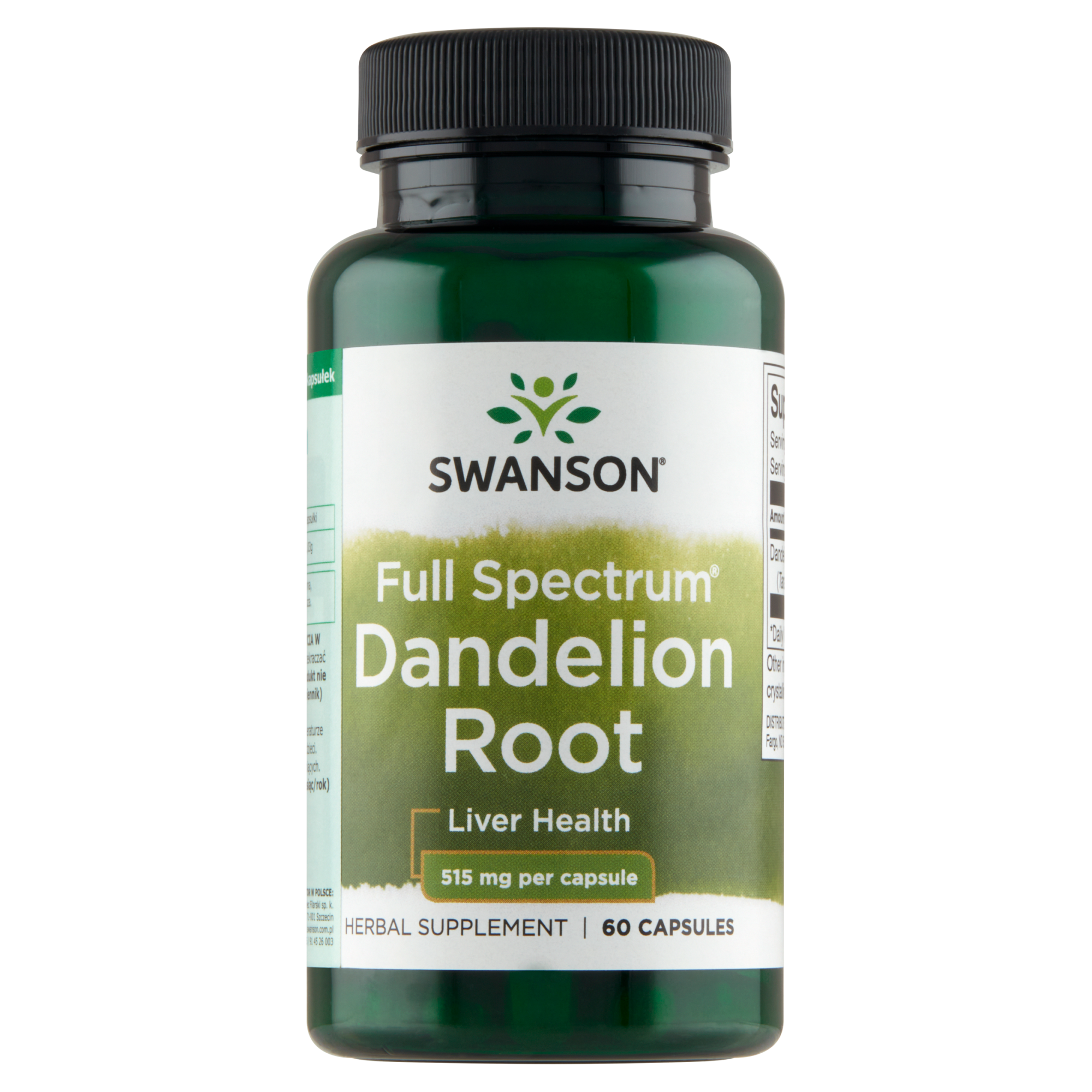 Swanson Dandelion Root (mniszek lekarski) 60 kapsułek zdjęcie
