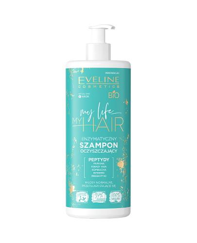 Eveline Cosmetics My Life My Hair Enzymatyczny Szampon oczyszczający do włosów normalnych i przetłuszczających się, 500 ml, cena, opinie, skład zdjęcie