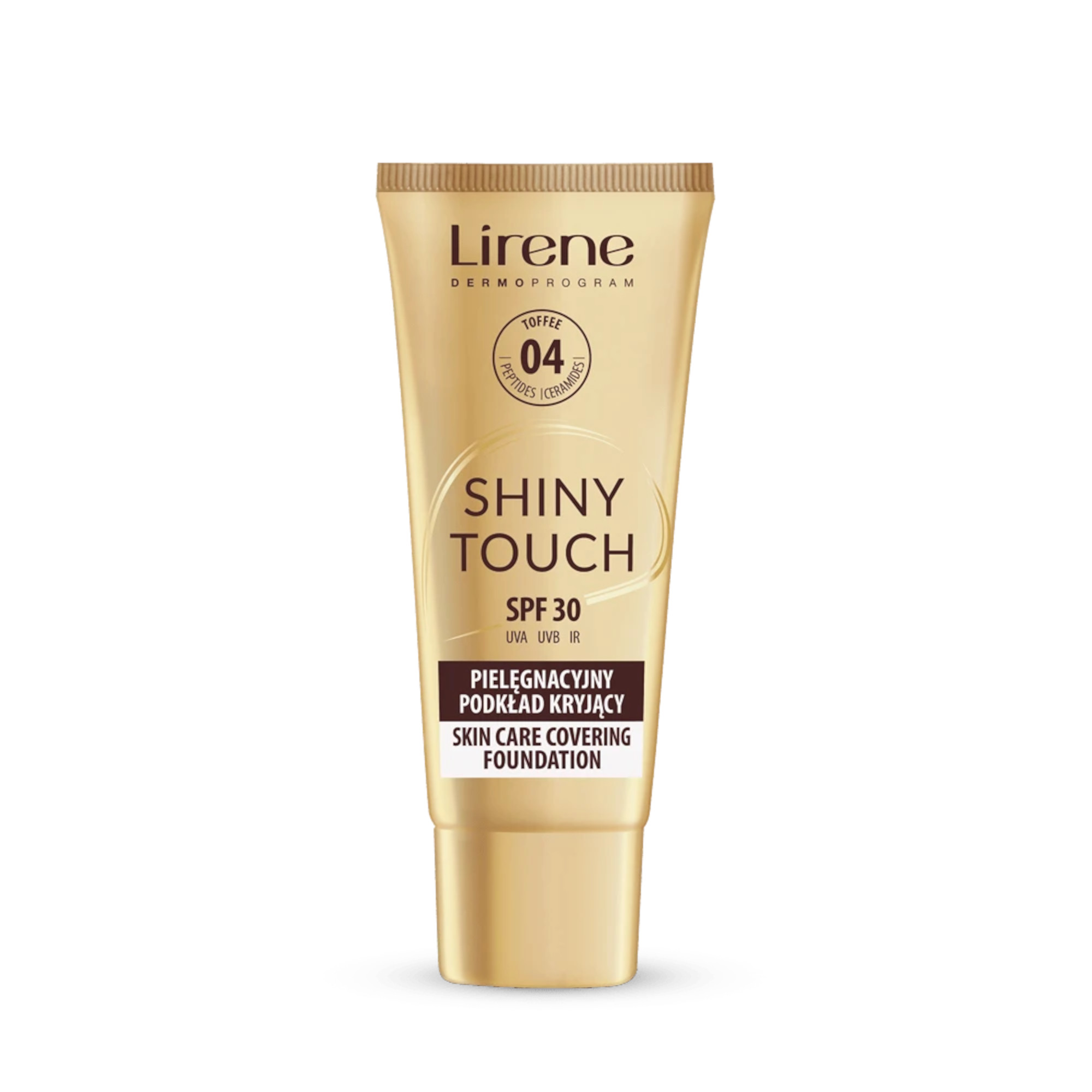 Lirene Skiny Touch, Pielęgnacyjny podkład kryjący z SPF 30 Toffe, 30 ml zdjęcie