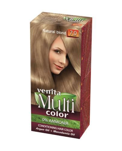 Venita Multi Color, farba bez amoniaku, 7.0 Naturalny Blond, 50 ml zdjęcie