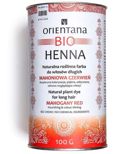 ORIENTANA BIO HENNA Mahoniowa czerwień - 100 g zdjęcie