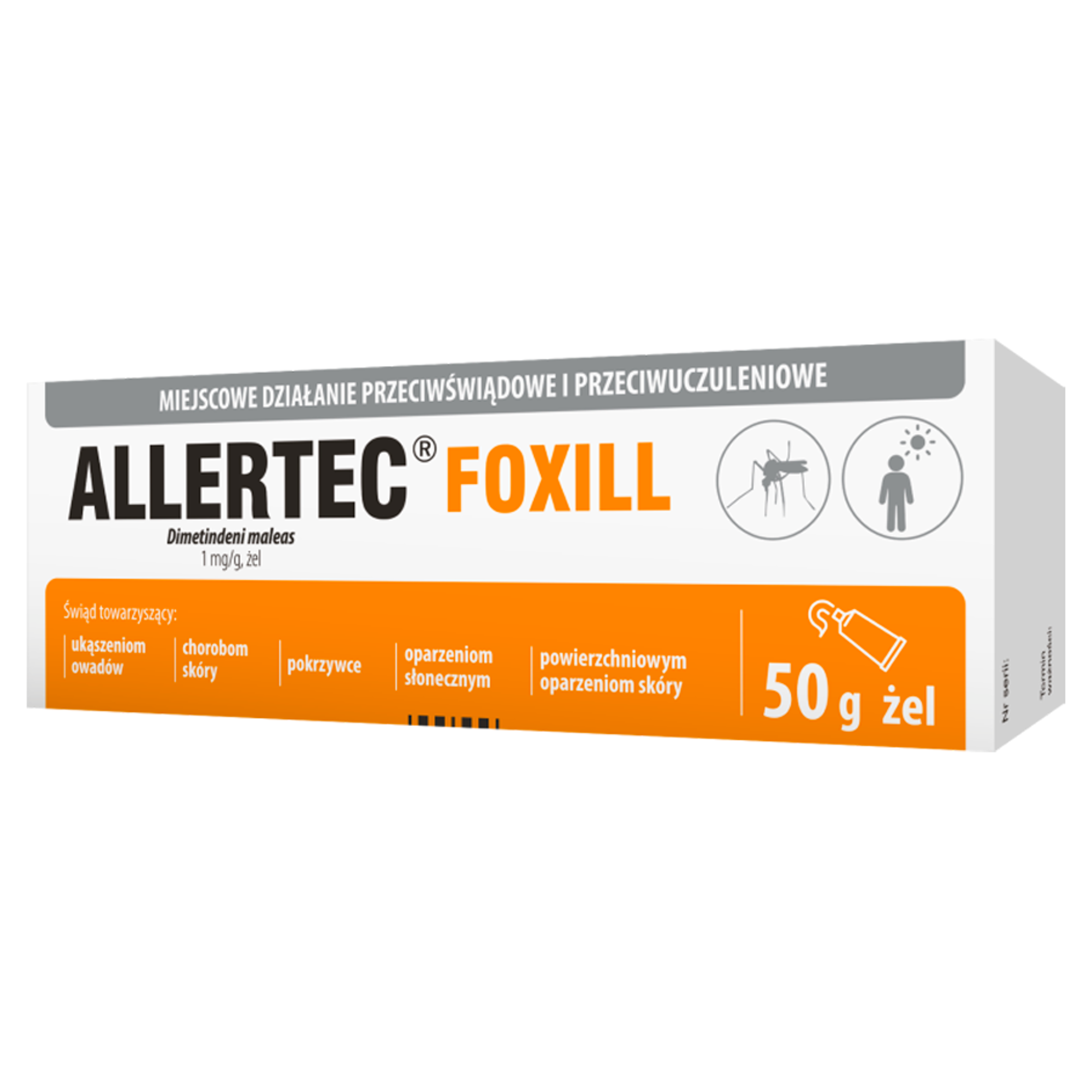 Allertec Foxill żel 1mg/g 50 g zdjęcie