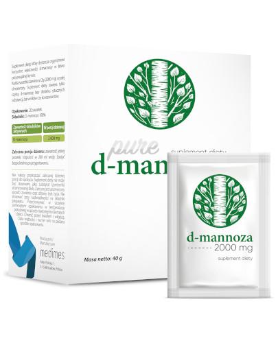 D-Mannoza 2000 mg Pure 20 saszetek zdjęcie