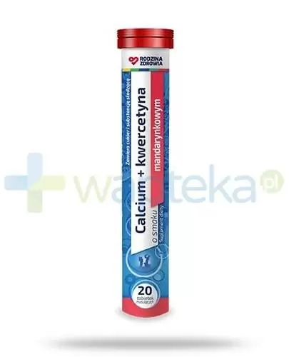 Rodzina Zdrowia Calcium+ Kwercetyna 20 tabletek musujących zdjęcie