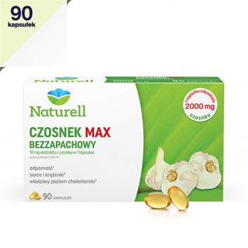Naturell Czosnek Max bezzapachowy 90 kapsułek