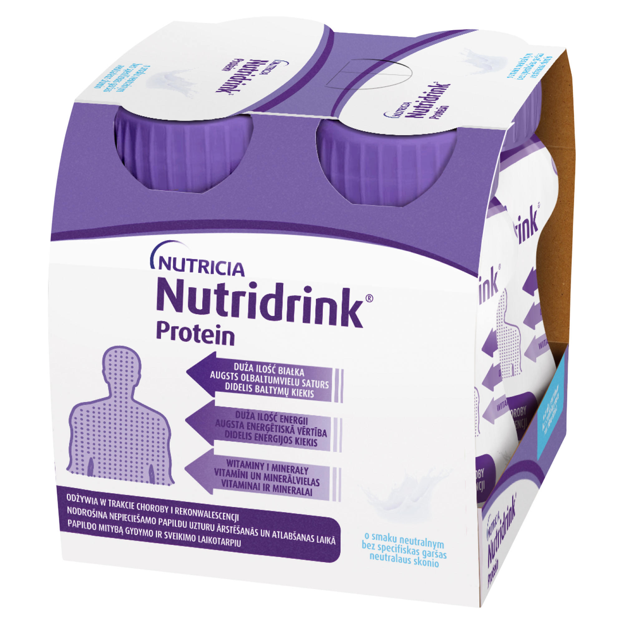 Nutridrink Protein smak neutralny 4x 125 ml zdjęcie