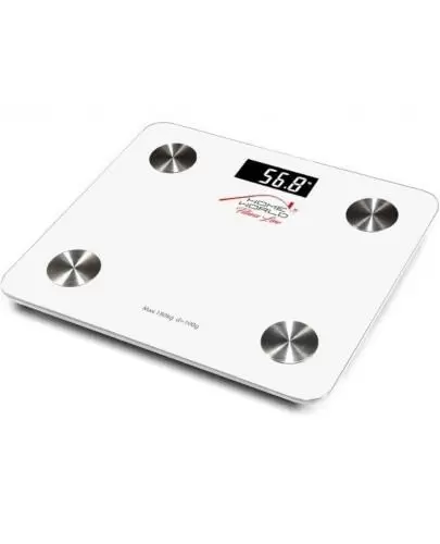Tech-Med HW-FIT001 Bluetooth waga elektroniczna z analizatorem składu ciała biała 1 sztuka zdjęcie