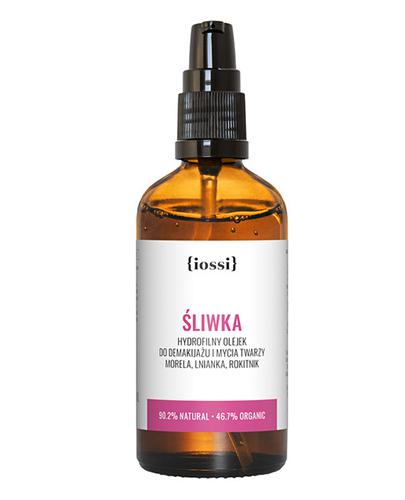 Iossi Śliwka Hydrofilny olejek do demakijażu i mycia twarzy Morela, Lnianka, Rokitnik - 100 ml - cena, opinie, stosowanie zdjęcie