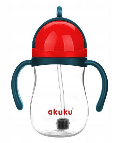 Akuku Bidon ze słomką z odważnikiem blue/red 280 ml A0164, 1 szt., cena, opinie, wlaściwości zdjęcie