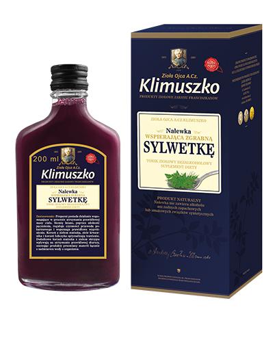 Zioła Ojca Klimuszko Nalewka wspierająca zgrabną sylwetkę, 200 ml, cena, opinie, składniki zdjęcie