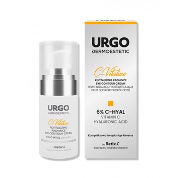 Urgo Dermoestetic C-Vitalize rewitalizująco-rozświetlający krem do skóry wokół oczu 15 ml