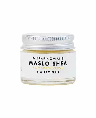Natur Planet, Masło Shea nierafinowane pomarańczowe z witaminą E, 20 ml zdjęcie