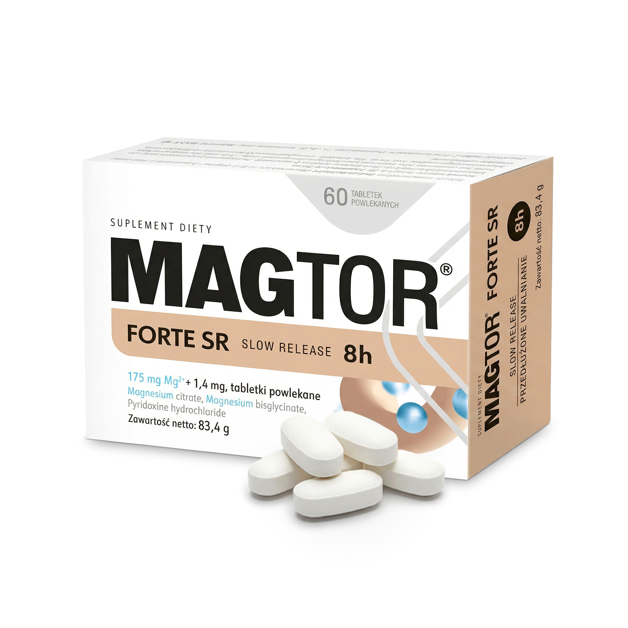 Magtor Forte SR, 60 tabletek