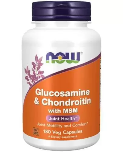 NOW Foods Glucosamine & Chondroitin MSM 180 kapsułek zdjęcie