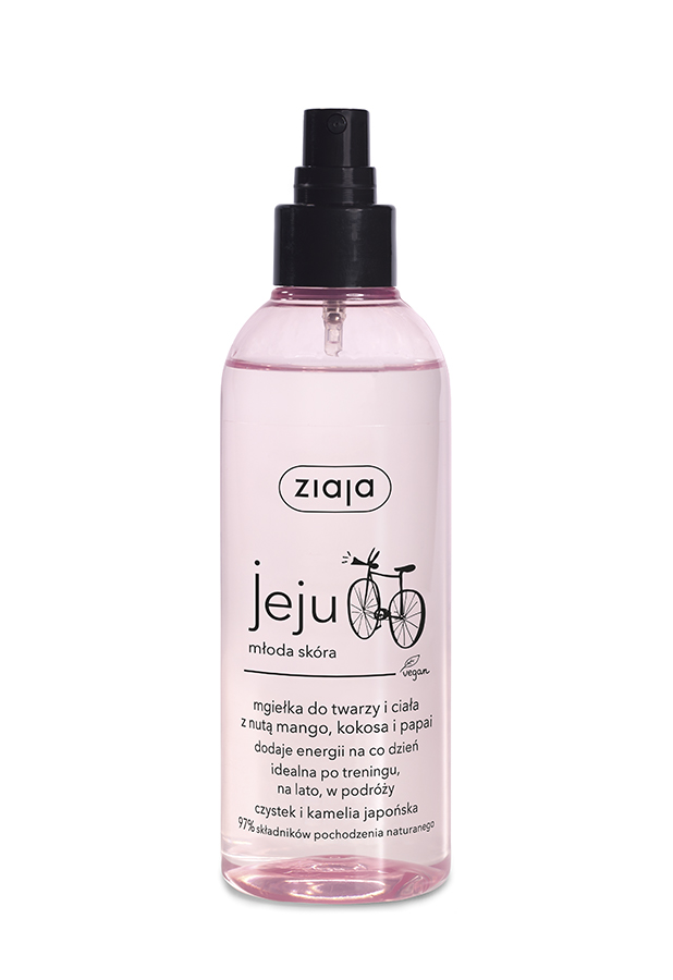 ZIAJA JEJU MŁODA SKÓRA Mgiełka do twarzy i ciała - 200 ml - cena, opinie, właściwości  zdjęcie