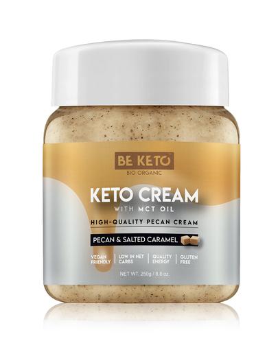 BeKeto KETO Pecan & Salted Caramel + MCT Oil, 250 g, cena, wskazania, właściwości zdjęcie