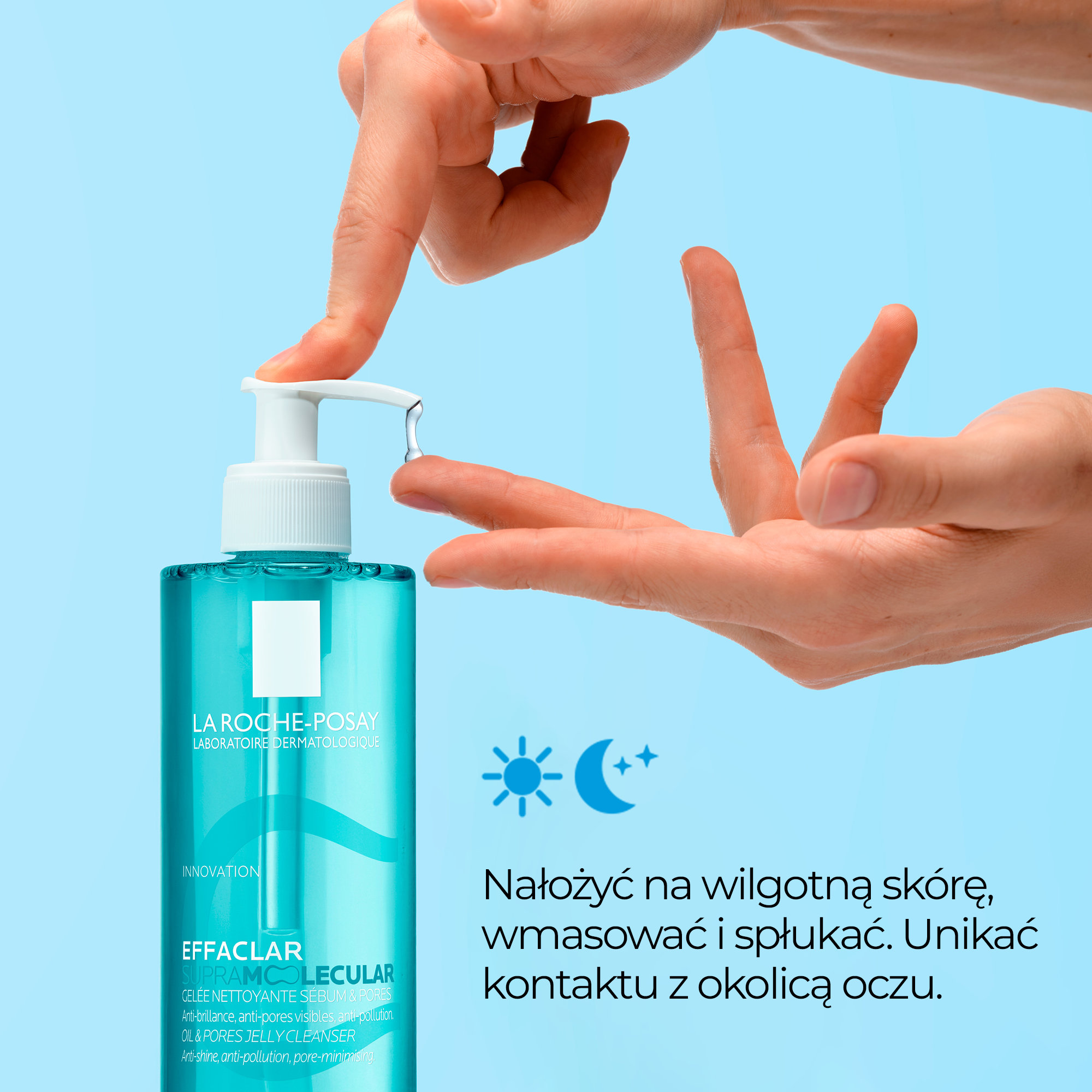 La Roche-Posay Effaclar Supramolecular Żel oczyszczający pory, 400 ml