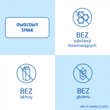 Vibovit Literki, żelki z witaminami, smak owocowy, 50 sztuk