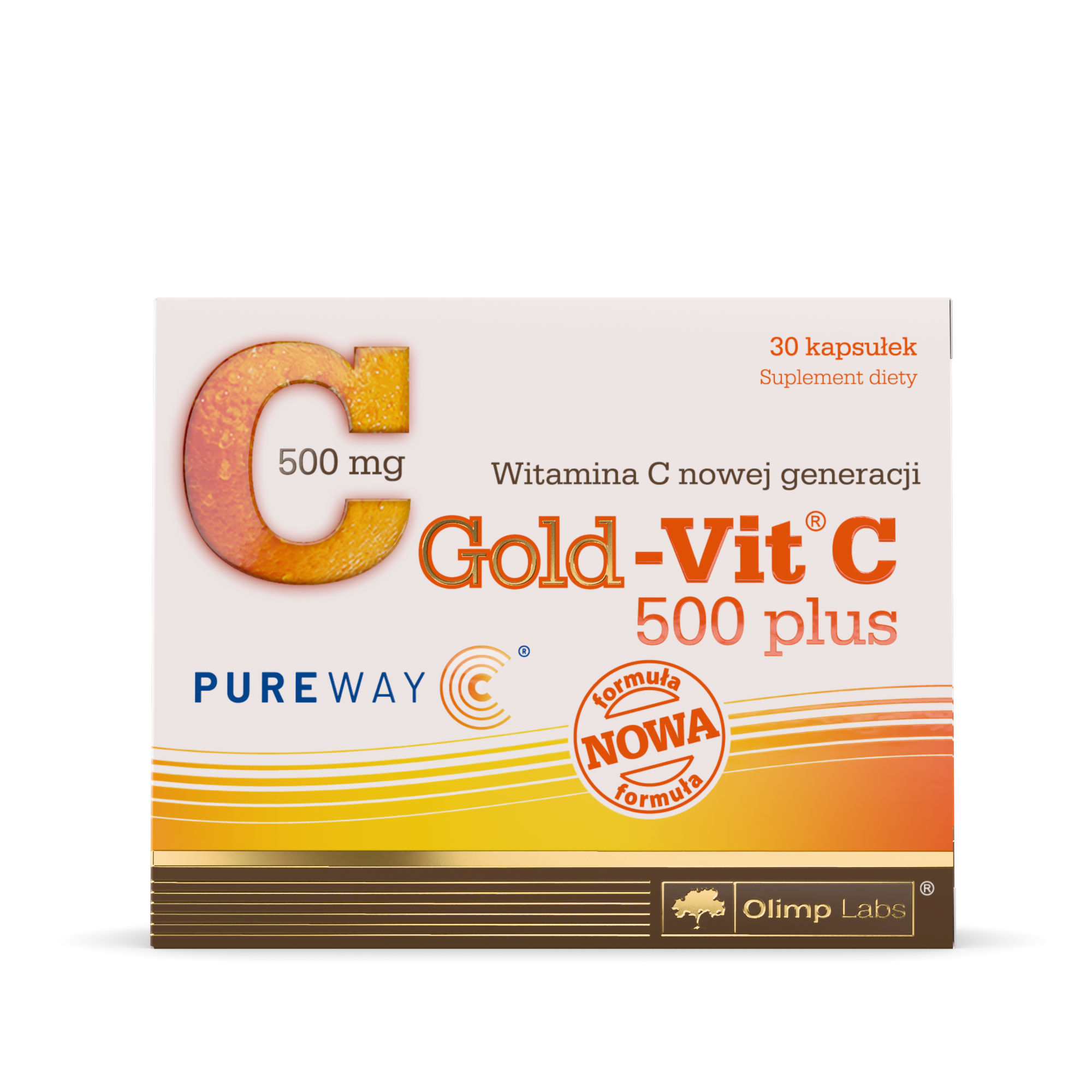 OLIMP GOLD-VIT C 500 PLUS, 30 kapsułek zdjęcie