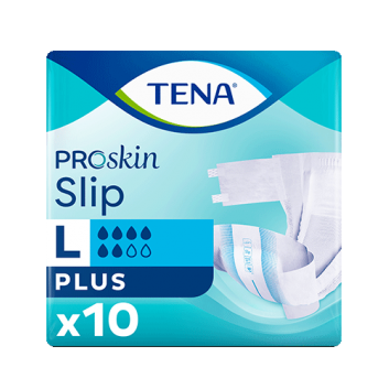Tena ProSkin Slip Plus pieluchomajtki rozmiar L 10 sztuk